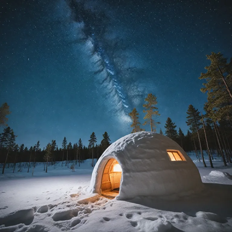 Levi iglu majoitus: ylellinen elämys Lapin tähtitaivaan alla