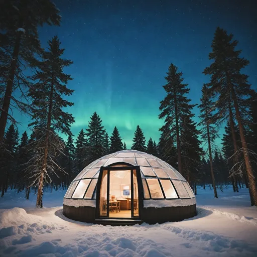 Lasi-iglu majoitus etelä Suomessa: ylellinen elämys luonnon keskellä